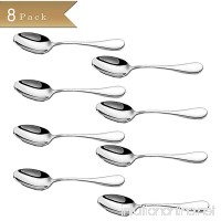 FAZA Demitasse Espresso Spoons Mini Coffee Spoons 4.7 inches Stainless Steel Spoons Dessert Spoons Bistro Small Spoons Appetizer Spoons-8pcs - B077MZKK6G